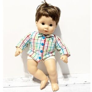 American Girl Bitty Baby Twin Boy Doll Brown Hair and Brown Eyes
